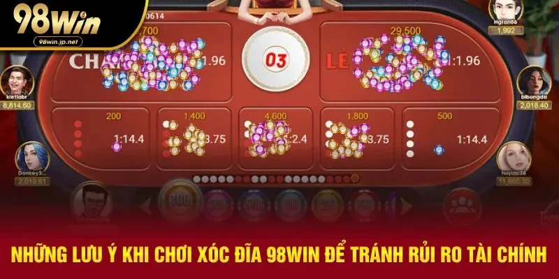 Chơi xóc đĩa cần ghi nhớ những lưu ý như thế nào?